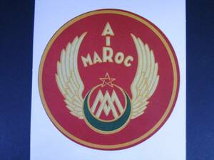 ▽▼54902▼▽＜LE*トラベルステッカー＞WINGS OF THE WORLD*MAROC AIR