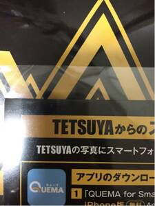 EXILE AMAZING WORLD 2015 TETSUYA メッセージカード ガチャ