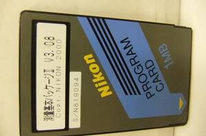 150801-3測量☆NIKON☆ニコントータルステ－ション（光波）測量基本プログラムカード（ジャンク扱い）