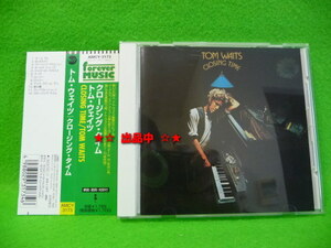 トム・ウェイツ クロージング・タイム CD オール55等 日本盤帯付