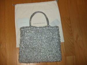  Anteprima * wire g Ritter * bag * silver new goods unused 