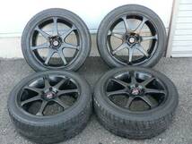 中古　215/50R17★17×７JJ 5穴オフセット+45　4本売切!!_画像1