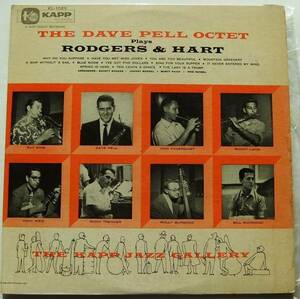 ◆ DAVE PELL Octet Plays Rodgers & Hart ◆ Kapp KL-1025 (dg) ◆ V