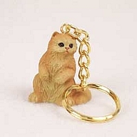 * cat peru car red cat figure attaching key chain *