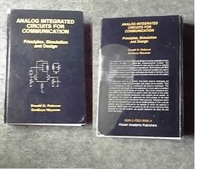 Analog Integrated Circuits for Communication: P. S.＆D. 英文