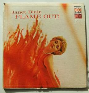 ◆ JANET BLAIR / Flame Out! ◆ Dico D-1301 (turquoise:dg:promo) ◆ W