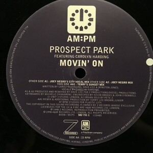 Prospect Park Featuring Carolyn Harding Movin' On (Joe