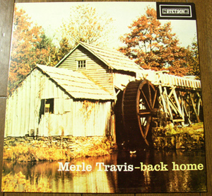 Merle Travis Back Home - LP/ 50s,カントリー,ウエスタン,Nine Pound Hammer,That's All,Sixteen Tons,Muskrat,STETSON RECORDS