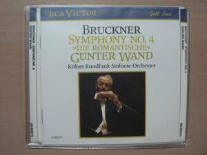 CD ヴァント /ブルックナー：交響曲第4番 輸入盤