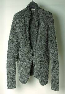 新品 N4PEPRODUCTION KNIT JACKET HERRINBONE 2 未使用タグ付