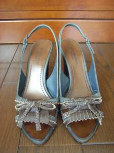 BodyDressing Vintage -Style Blue Sandals 23CM -NON -СТАНДА -СТАНДА -ОСИЗ