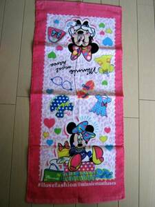 10.[ new goods ] Disney minnie face towel 