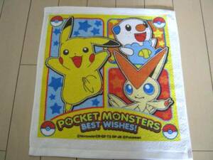 1.【新品】ポケットモンスターBWハンドタオル・ポケモン*日本製