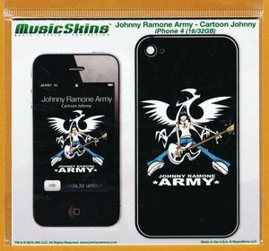 Johnny Ramone　Army - Cartoon Johnny　iPhone4用　Music Skins　ジョニー・ラモーン