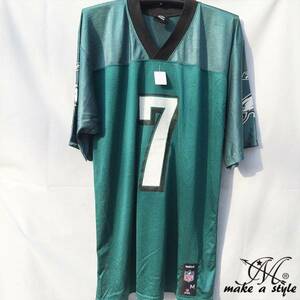 NFL フットボールシャツ Eagles 7 vick グリーン REEBOK M 693