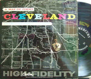３枚で送料無料【米Mercury mono】Jimmy Cleveland/A Map of Jimmy Cleveland (Junior Mance, etc)