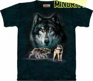 狼ユースTシャツ(ちびT) Hunting Pack / ウルフ / WOLF / オオカミ / おおかみ