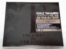 CD　EXILE TAKAHIRO/THE VISIONALUX/初回限定スリーブ_画像1