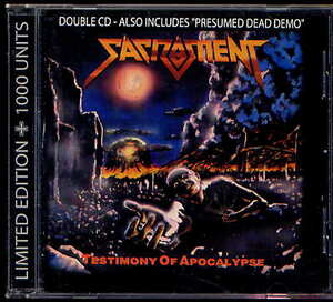 sacrament testimony of apocalypse +7 cd thrash
