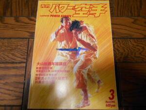 * rare * ultimate genuine ka Latte monthly [ power karate ] 1994/3 large mountain times .