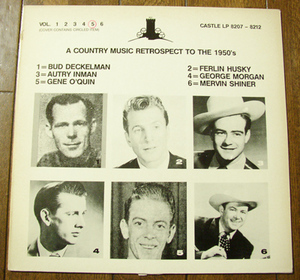 Gene O'Quin A Country Music Retrospect To The 1950's Vol. 5 - LP/ 50s,ロカビリー,カントリー,You Name It,Boogie Woogie Fever,