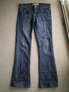 フラッシュリポートLady's Denim JeansブーツカットUSED[W26]！