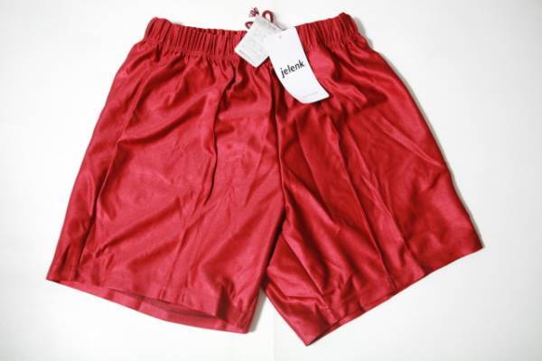 体操服★光沢短パン エンジ M 新品未使用即決!