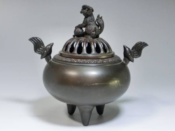 銅製　獅子　古物　古美術　美術品　骨董品　置物 Yahoo!オークション -「獅子 置物 銅」(工芸品) の落札相場
