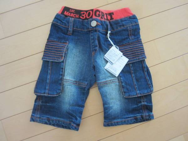 F.O.KIDS☆used風デニム短パン♪サイズ100☆新品