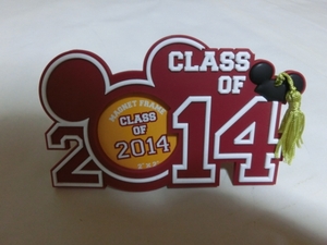 DISNEY Class Of 2014 Mickeyデザイン マグネット付フォトケース