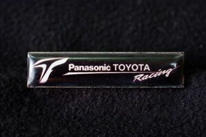 〇 TOYOTA 3Dピンバッジ Panasonic TOYOTA Racing F1 GP W42mm rcitys トヨタ パナソニック F1 レーシングチーム