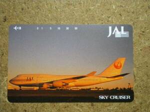 hiko* авиация 110-188017 Japan Air Lines JAL SKY CRUSER телефонная карточка 