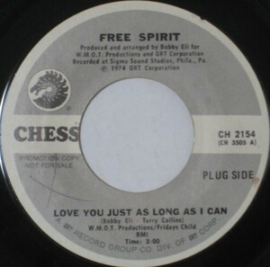 Free Spirit - Love You Just As Long ■ soul 45 試聴