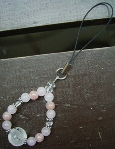  dragon carving crystal x rose quartz x in ka rose x crystal strap 