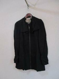  four ever 21 black Zip up coat (USED)81616②)