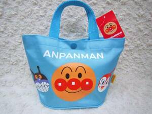  Anpanman Mini handbag .. present inserting lunch bag light blue go in . commuting to kindergarten in present . for the first time. my bag 4992078012268