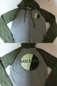 USA покупка Volcom [Volcom] обратная сторона ворсистый модель полный Zip Parker US S