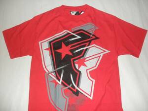 ★USA購入 《FamousStars&Straps》ロゴプリントTシャツ US M RED