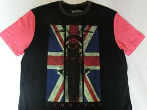 【NORTON】ノートン英国国旗デザイン バイクプリントTシャツUS L