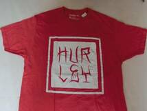 USA購入 サーフ系【Hurley】PREMIUM FIT ロゴTシャツ US L RED杢_画像1