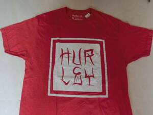 USA購入 サーフ系【Hurley】PREMIUM FIT ロゴTシャツ US L RED杢