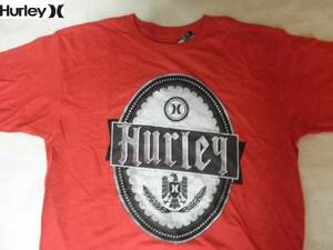 ☆USA購入 サーフ系『Hurley』Classic Fit プリントT US L RED☆