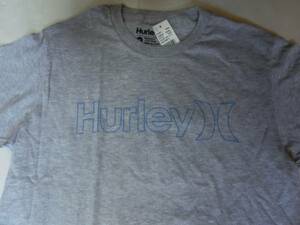 ★USA購入 サーフ系【Hurley】PREMIUM FIT ロゴＴ US M 杢グレー