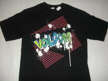 本場USA購入 ボルコム【VOLCOM】カラフルLOGOプリントT US M BLK_画像1