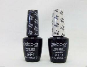  new goods OPI gel nails gelcolor by OPI topcoat + base coat 2 pcs set OPIo-pi- I postage 520 jpy 