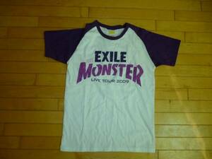 即決●EXILE　２００９　ツアーTシャツ　白紫　S　美品