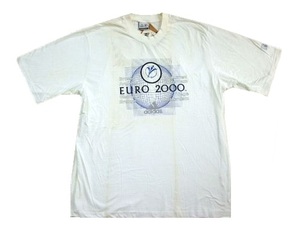 vintage adidas ヴィンテージ アディダス ユーロ 2000 限定 Tシャツ デッドストック ★055838