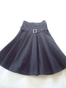 Y`s yohji yamamoto ベルト付きボリュームロングスカート size1