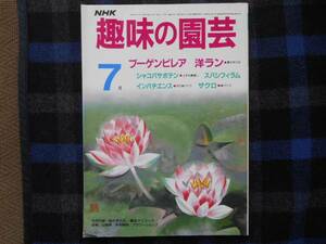 NHK 　趣味の園芸　昭和61年　7月号　　タカ51