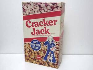 80’s　ビンテージ　Cracker Jack クラッカー・ジャック　空箱　キャラメルポップコーン　飾りに　インテリア　ディスプレイ